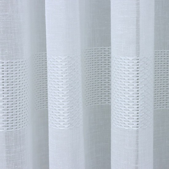 Neva 140x260 cm Wholesale Rustic Sewn Tulle Curtain Living and Bedroom Curtains 5 Models 100% Polyester