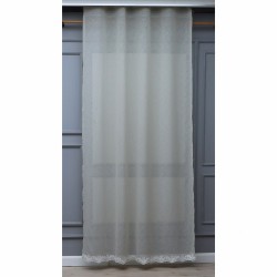 Odette 140x260 cm Wholesale Tulle Curtain Living and Bedroom Curtains 3 Models 100% Polyester