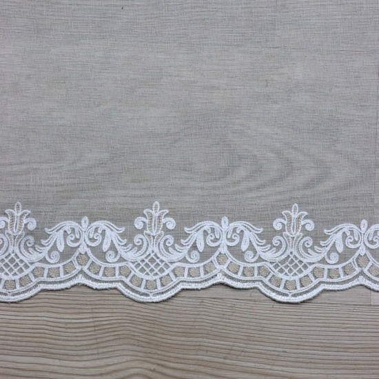 Odette 140x260 cm Wholesale Tulle Curtain Living and Bedroom Curtains 3 Models 100% Polyester