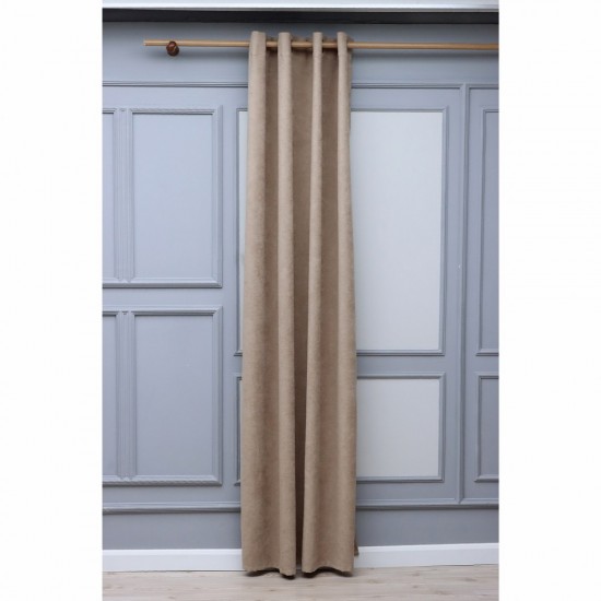 Poplar 140x260 cm Wholesale Rustic Sewn Background Curtain Living and Bedroom Curtains 12 Models 100% Polyester