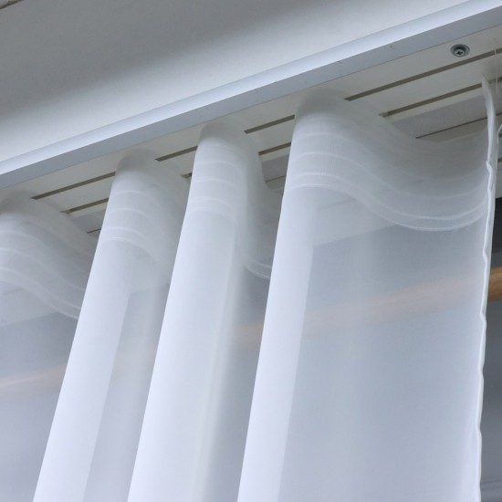 Rainbow 140x260 cm Wholesale Tulle Curtain Living and Bedroom Curtains 6 Models 100% Polyester