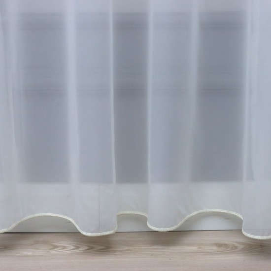 Rainbow 140x260 cm Wholesale Rustic Sewn Tulle Curtain Living and Bedroom Curtains 6 Models 100% Polyester