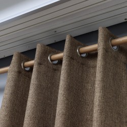 Sawyer 140x260 cm Wholesale Rustic Sewn Background Curtain Living and Bedroom Curtains 24 Models 100% Polyester