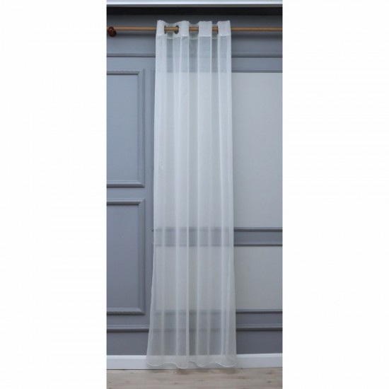 Serussa 140x260 cm Wholesale Rustic Sewn Tulle Curtain Living and Bedroom Curtains 3 Models 100% Polyester
