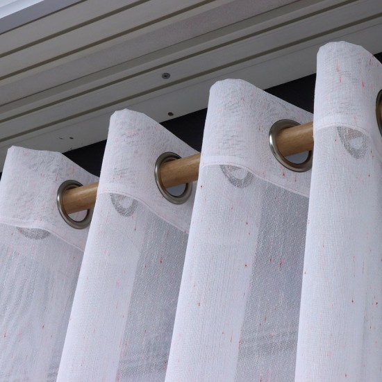 Tulip 140x260 cm Wholesale Rustic Sewn Tulle Curtain Living and Bedroom Curtains 7 Models 100% Polyester