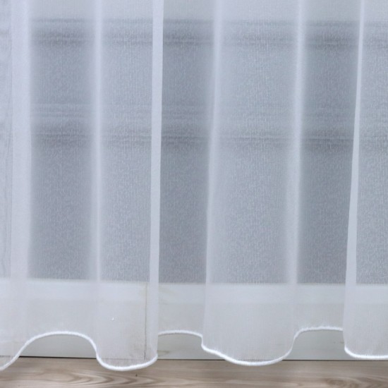 Violet 140x260 cm Wholesale Rustic Sewn Tulle Curtain Living and Bedroom Curtains 2 Models 100% Polyester