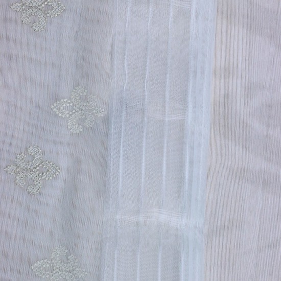 Wanwan 140x260 cm Wholesale Rustic Sewn Tulle Curtain Living and Bedroom Curtains 3 Models 100% Polyester