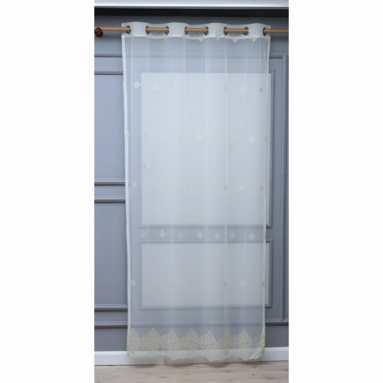 Wanwan 140x260 cm Wholesale Rustic Sewn Tulle Curtain Living and Bedroom Curtains 3 Models 100% Polyester