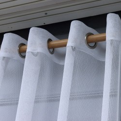 Zen 140x260 cm Wholesale Rustic Sewn Tulle Curtain Living and Bedroom Curtains 3 Models 100% Polyester