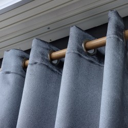 Plüton 140x260 cm Wholesale Rustic Sewn Background Curtain Living and Bedroom Curtains 4 Models 100% Polyester