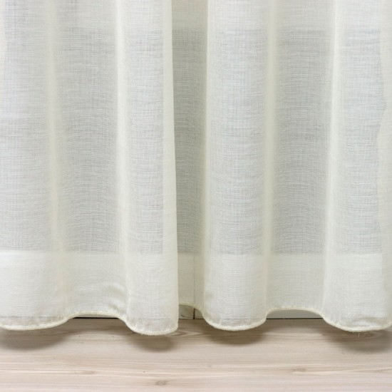 Robert 140x260 cm Wholesale Rustic Sewn Tulle Curtain Living and Bedroom Curtains 4 Models 100% Polyester