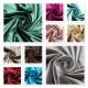 Floransa V-4 Wholesale Velvet Plain Weave Background Curtain Fabrics Living Room and Bedroom Curtains 10 Models 100% Polyester