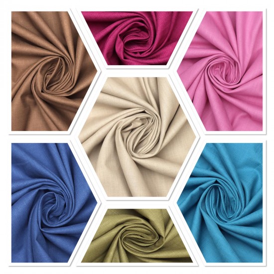 150840 V-33 Wholesale Linen Background Curtain Fabrics Living Room and Bedroom Curtains 7 Models 100% Polyester