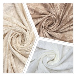 Ally V--921-642 Wholesale Raschel Plain Knitted Tulle Curtain Fabrics Living Room and Bedroom Curtains 3 Models 100% Polyester