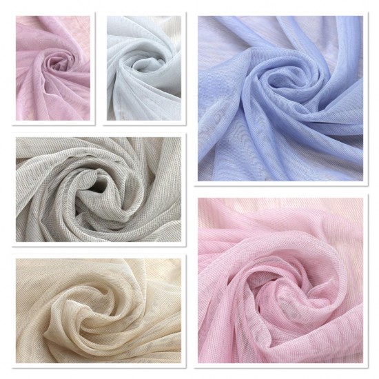 Paulina V--1 Wholesale Linen Tulle Curtain Fabrics Living Room and Bedroom Curtains 6 Models 100% Polyester