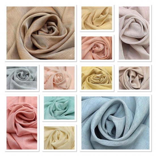 Marie V--5 Wholesale Linen Tulle Curtain Fabrics Living Room and Bedroom Curtains 12 Models 100% Polyester