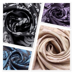 5556 V-1 Wholesale Jacquard Background Curtain Fabrics Living Room and Bedroom Curtains 4 Models 100% Polyester