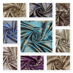 Tywin V--30 Wholesale Jacquard Background Curtain Fabrics Living Room and Bedroom Curtains 9 Models 100% Polyester