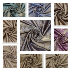 Glenn V--10 Wholesale Jacquard Background Curtain Fabrics Living Room and Bedroom Curtains 9 Models 100% Polyester