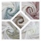 Buğu V--30 Wholesale Brode Tulle Curtain Fabrics Living Room and Bedroom Curtains 5 Models 100% Polyester