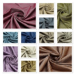 Çeşme V-24 Wholesale Jacquard Background Curtain Fabrics Living Room and Bedroom Curtains 13 Models 100% Polyester