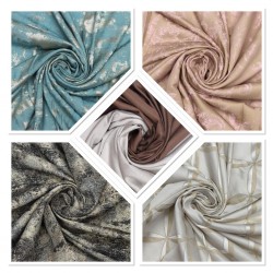 Jaime V--1 Wholesale Jacquard Background Curtain Fabrics Living Room and Bedroom Curtains 5 Models 100% Polyester