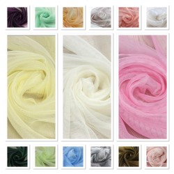 Diana V--2 Wholesale Transparent Tulle Curtain Fabrics Living Room and Bedroom Curtains 15 Models 100% Polyester