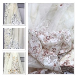 Uluabat V--417 Wholesale Raschel Plain Knitted Tulle Curtain Fabrics Living Room and Bedroom Curtains 3 Models 100% Polyester