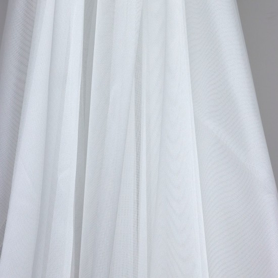 1161 V-6 Wholesale Embroidery  Tulle Curtain Fabrics Living Room and Bedroom Curtains 2 Models 100% Polyester