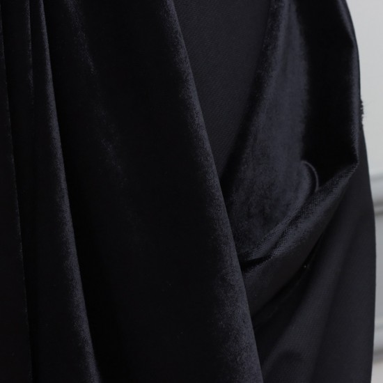 Cenova V-2756 Wholesale Micro Velvet Plain Weave Background Curtain Fabrics Living Room and Bedroom Curtains 30 Models 100% Polyester