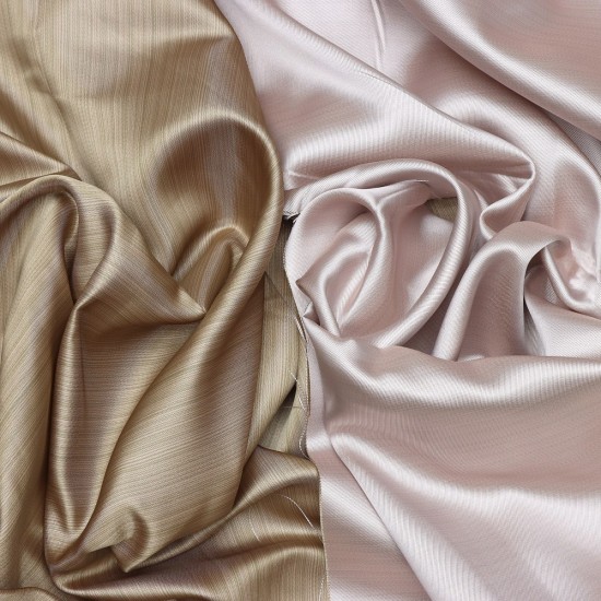 Ivar V-746 Wholesale Double Sided Satin Weave Background Curtain Fabrics Living Room and Bedroom Curtains 9 Models 100% Polyester