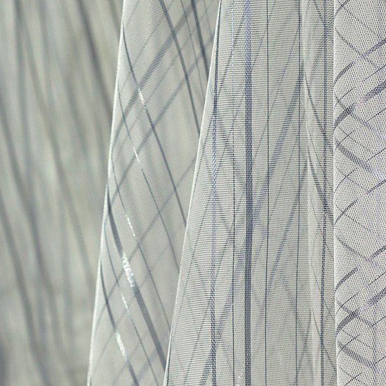 Action V-2 Wholesale Striped Tulle Curtain Fabrics Living Room and Bedroom Curtains 6 Models 100% Polyester