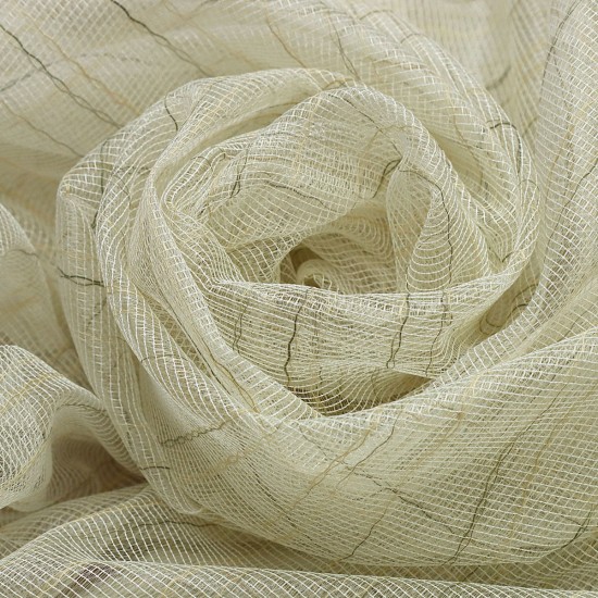 Yana V-2 Wholesale Transparent Tulle Curtain Fabrics Living Room and Bedroom Curtains 5 Models 100% Polyester