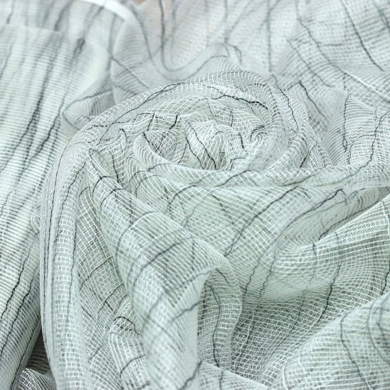 Yana V-8 Wholesale Transparent Tulle Curtain Fabrics Living Room and Bedroom Curtains 5 Models 100% Polyester