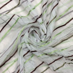 Asgard V-6 Wholesale Striped Transparent Tulle Curtain Fabrics Living Room and Bedroom Curtains 7 Models 100% Polyester