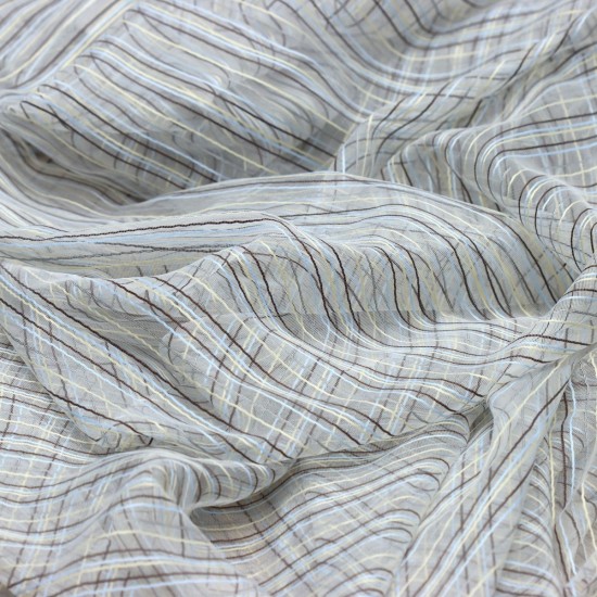 Sofia V-11 Wholesale Transparent Tulle Curtain Fabrics Living Room and Bedroom Curtains 4 Models 100% Polyester