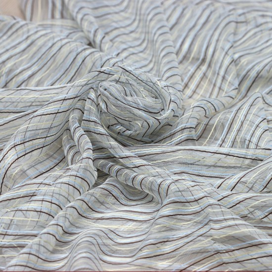 Sofia V-11 Wholesale Transparent Tulle Curtain Fabrics Living Room and Bedroom Curtains 4 Models 100% Polyester