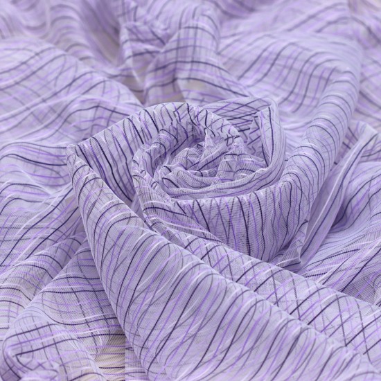 Sofia V-5 Wholesale Transparent Tulle Curtain Fabrics Living Room and Bedroom Curtains 4 Models 100% Polyester