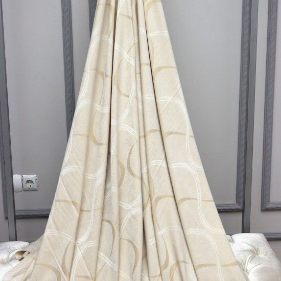 23907 V-1 Wholesale Decor Background Curtain Fabrics Living Room and Bedroom Curtains 2 Models 100% Polyester