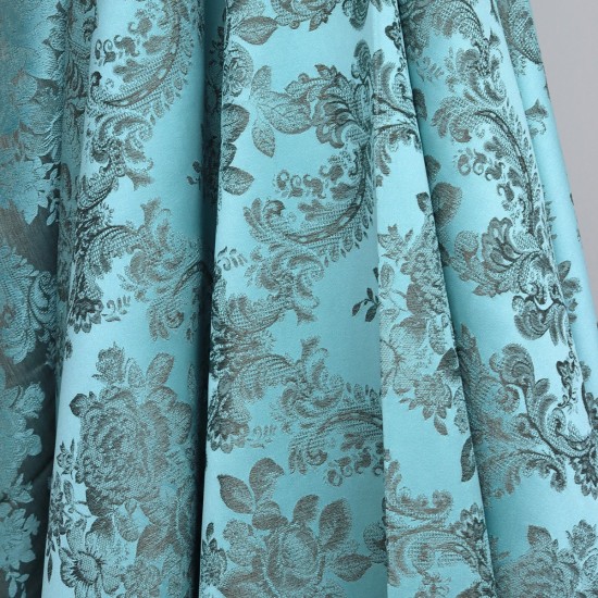 Carl V-2117 Wholesale Jacquard Background Curtain Fabrics Living Room and Bedroom Curtains 7 Models 100% Polyester