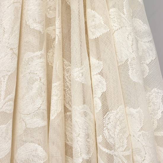 Ally V-1232-200 Wholesale Raschel Plain Knitted Tulle Curtain Fabrics Living Room and Bedroom Curtains 3 Models 100% Polyester