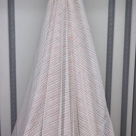 Loth V-2 Wholesale Striped Transparent Tulle Curtain Fabrics Living Room and Bedroom Curtains 5 Models 100% Polyester