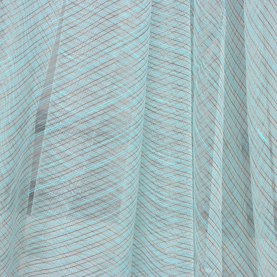 Loth V-4 Wholesale Striped Transparent Tulle Curtain Fabrics Living Room and Bedroom Curtains 5 Models 100% Polyester