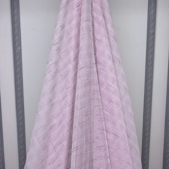 Charlie V-2 Wholesale Striped Transparent Tulle Curtain Fabrics Living Room and Bedroom Curtains 6 Models 100% Polyester