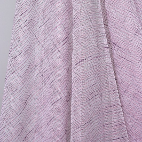 Charlie V-2 Wholesale Striped Transparent Tulle Curtain Fabrics Living Room and Bedroom Curtains 6 Models 100% Polyester