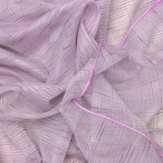 Charlie V-2 Wholesale Striped Transparent Tulle Curtain Fabrics Living Room and Bedroom Curtains 6 Models 100% Polyester