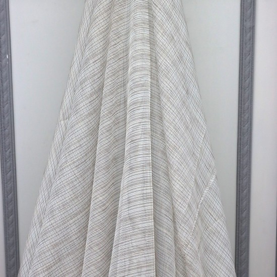 Charlie V-3 Wholesale Striped Transparent Tulle Curtain Fabrics Living Room and Bedroom Curtains 6 Models 100% Polyester