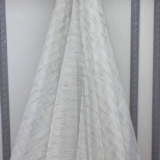 Charlie V-4 Wholesale Striped Transparent Tulle Curtain Fabrics Living Room and Bedroom Curtains 6 Models 100% Polyester