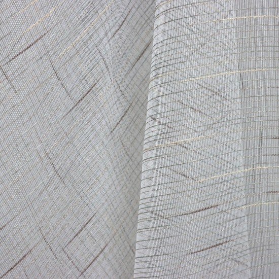 Charlie V-4 Wholesale Striped Transparent Tulle Curtain Fabrics Living Room and Bedroom Curtains 6 Models 100% Polyester