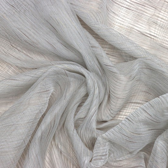 Charlie V-4 Wholesale Striped Transparent Tulle Curtain Fabrics Living Room and Bedroom Curtains 6 Models 100% Polyester